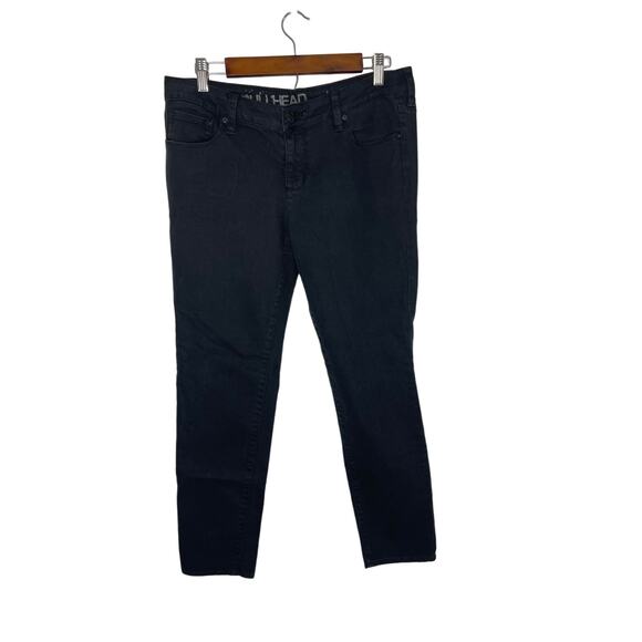 Bullhead black denim jeans juniors 13 Solana Extreme Skinny waist like size 12 - Picture 1 of 16